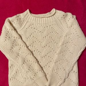 Ivory Elodie Girls knitted Sweater XS (fits size 7-8)